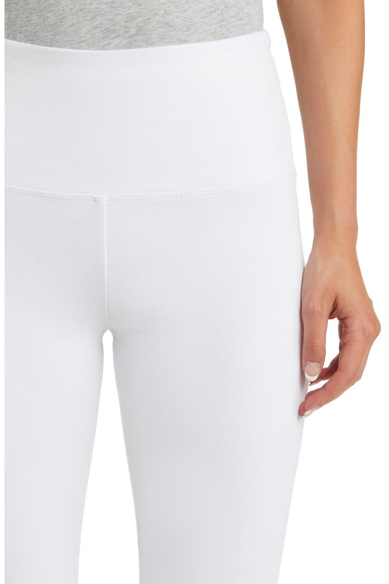 'Lyssentials High Waist Denim Leggings, Alternate, color, WHITE