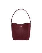 Fable England Floral Applique Margot Bucket Purse
