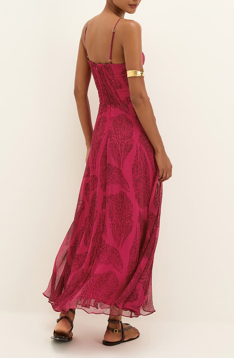 ViX Paula Hermanny Roseate Eira Cover-Up Maxi Dress, Alternate, color, Pink Multi