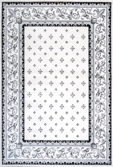 Acanthus French Border Area Rug