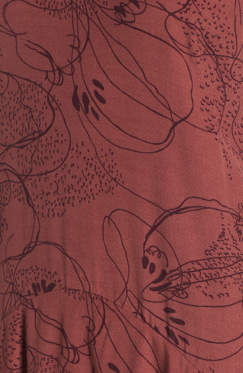 Leith Tiered Midi Dress, Alternate, color,