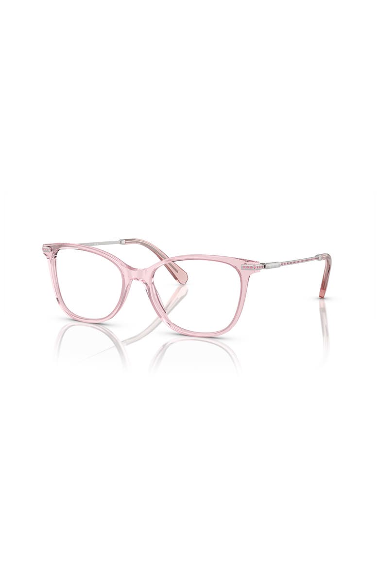 52mm Square optical glasses, Main, color, Pink