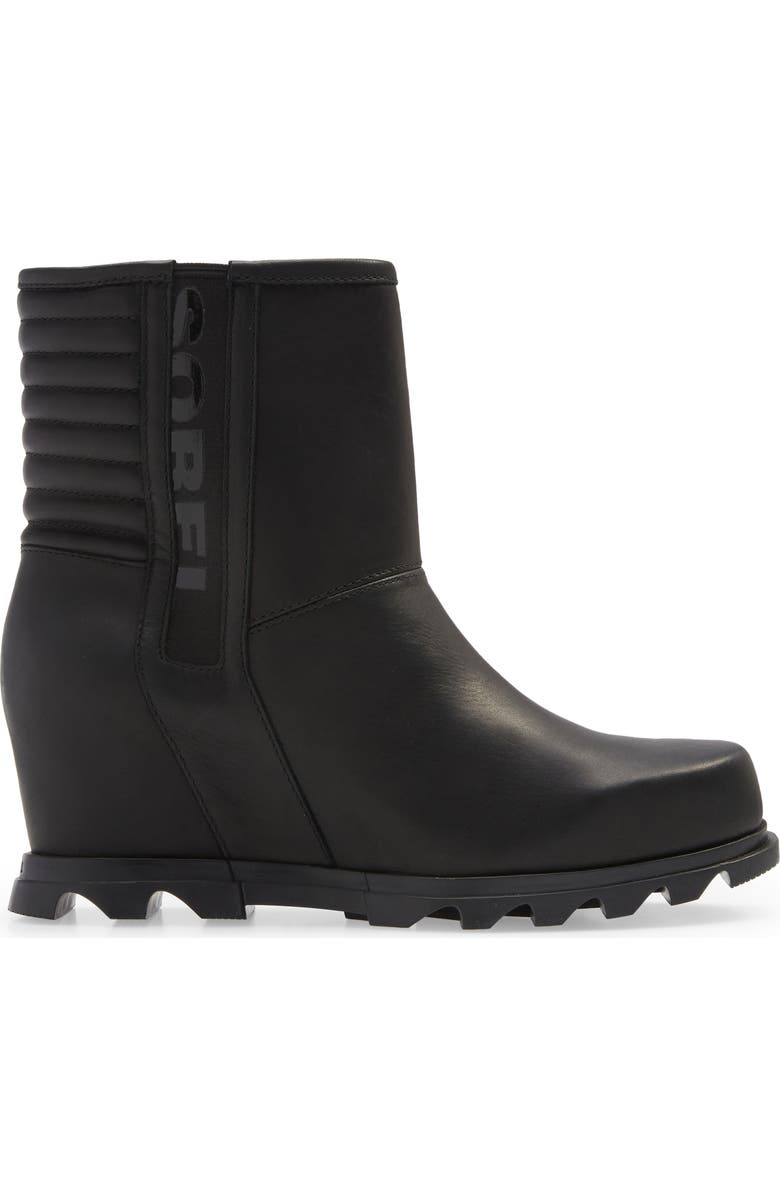 SOREL Joan Of Arctic Wedge III Waterproof Moto Wedge Bootie, Alternate, color,