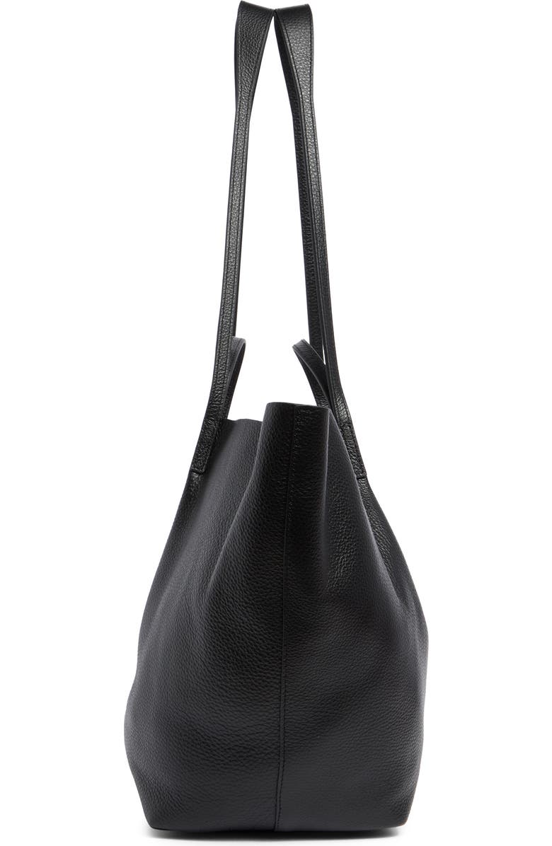 AllSaints Hannah East/West Tote, Alternate, color, Black