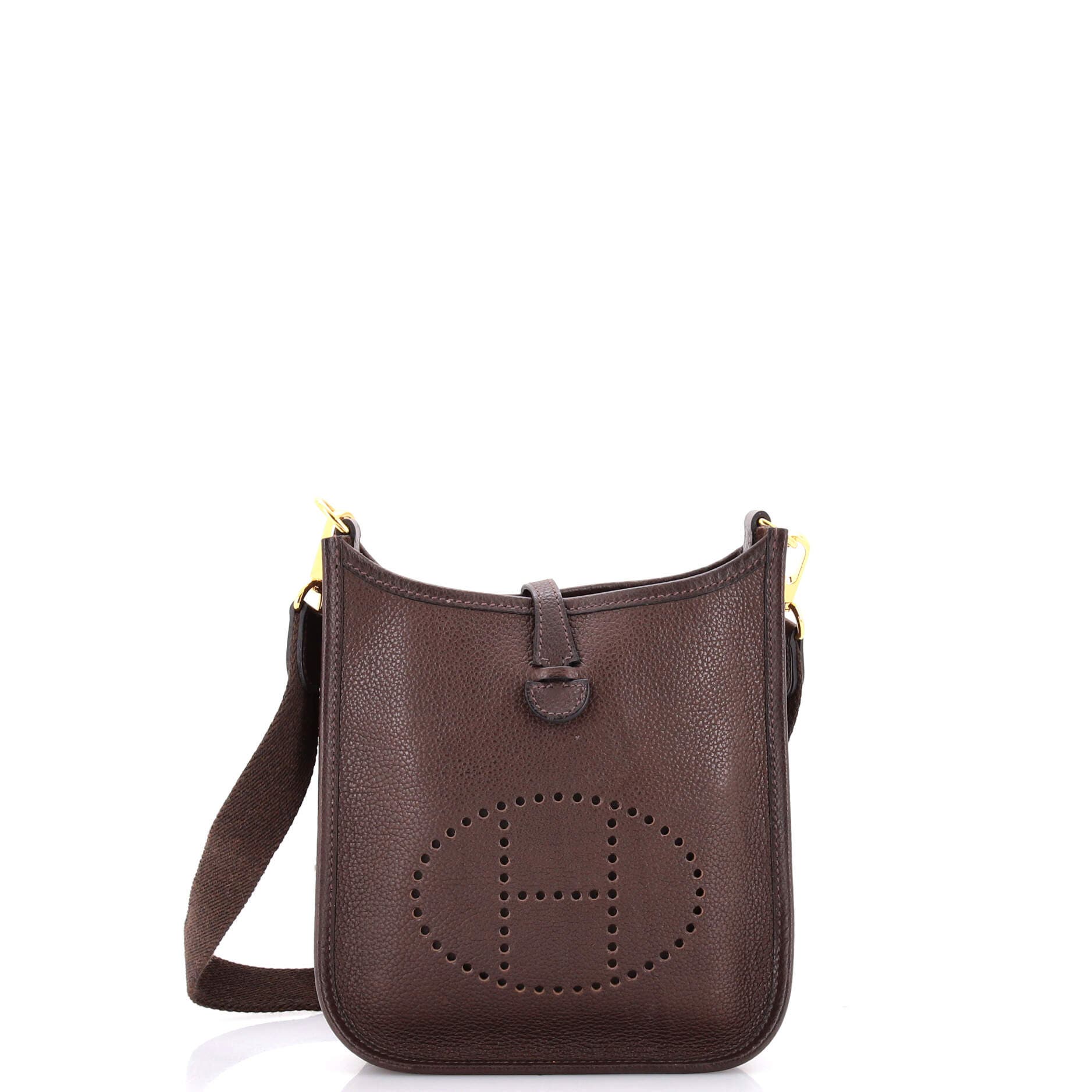 Pre-Owned Hermes Evelyne Bag Gen III Barenia Faubourg TPM, Main, color, Ebene