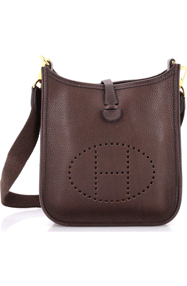 Pre-Owned Hermes Evelyne Bag Gen III Barenia Faubourg TPM, Main, color, Ebene