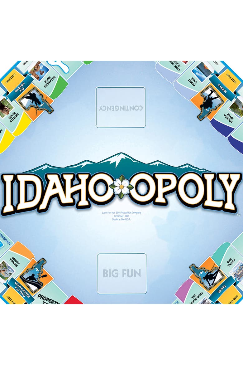 Idahoopoly Monopoly Board Game, Alternate, color, Multicolored