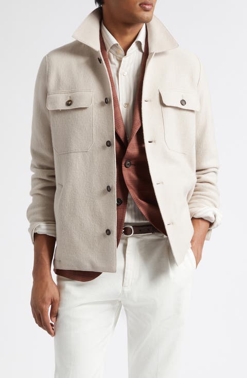 Boiled Wool Overshirt