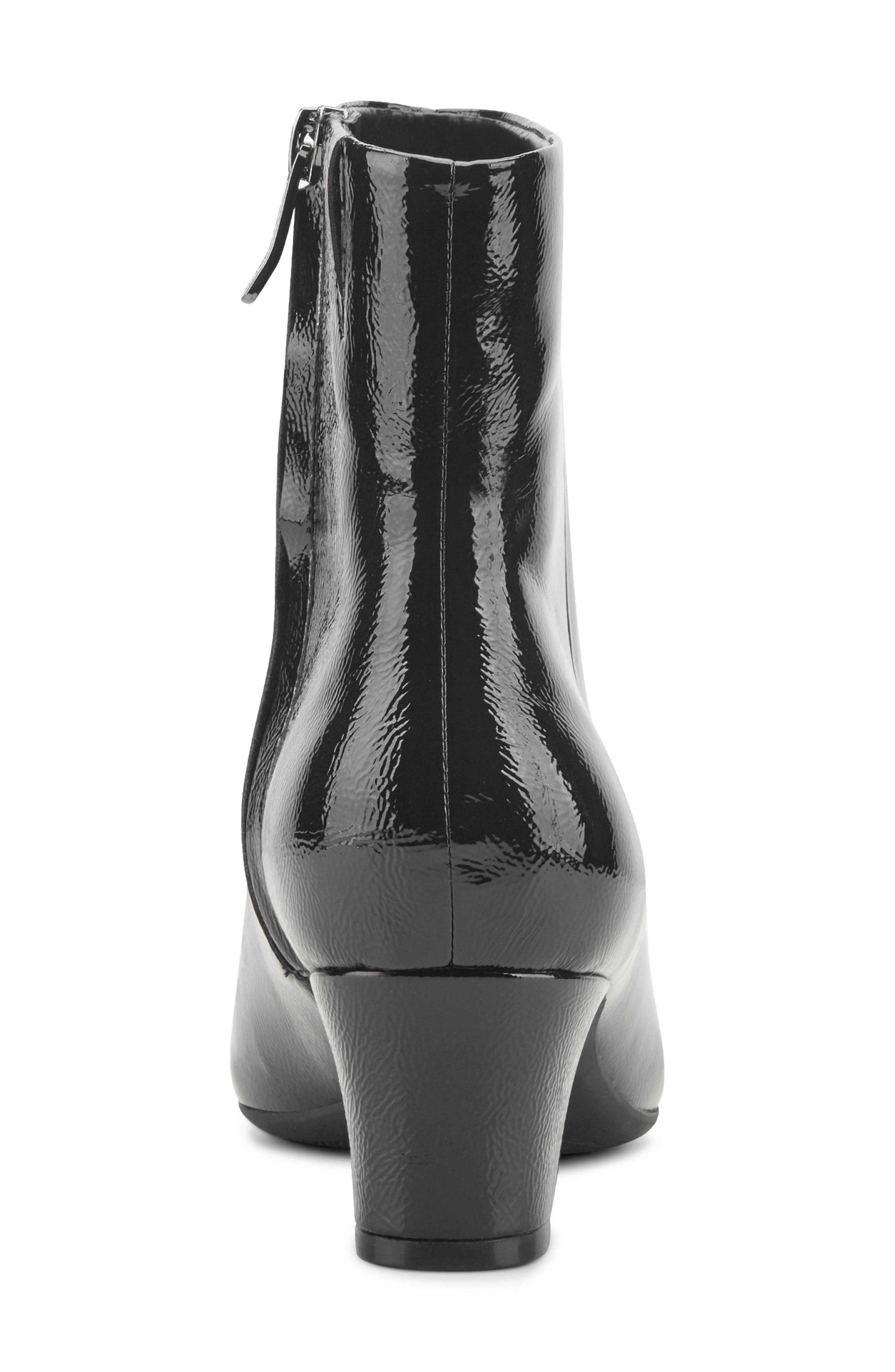 Isra Bootie, Alternate, color, BLACK PATENT