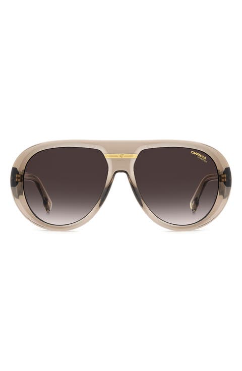 Victory 59mm Gradient Pilot Sunglasses