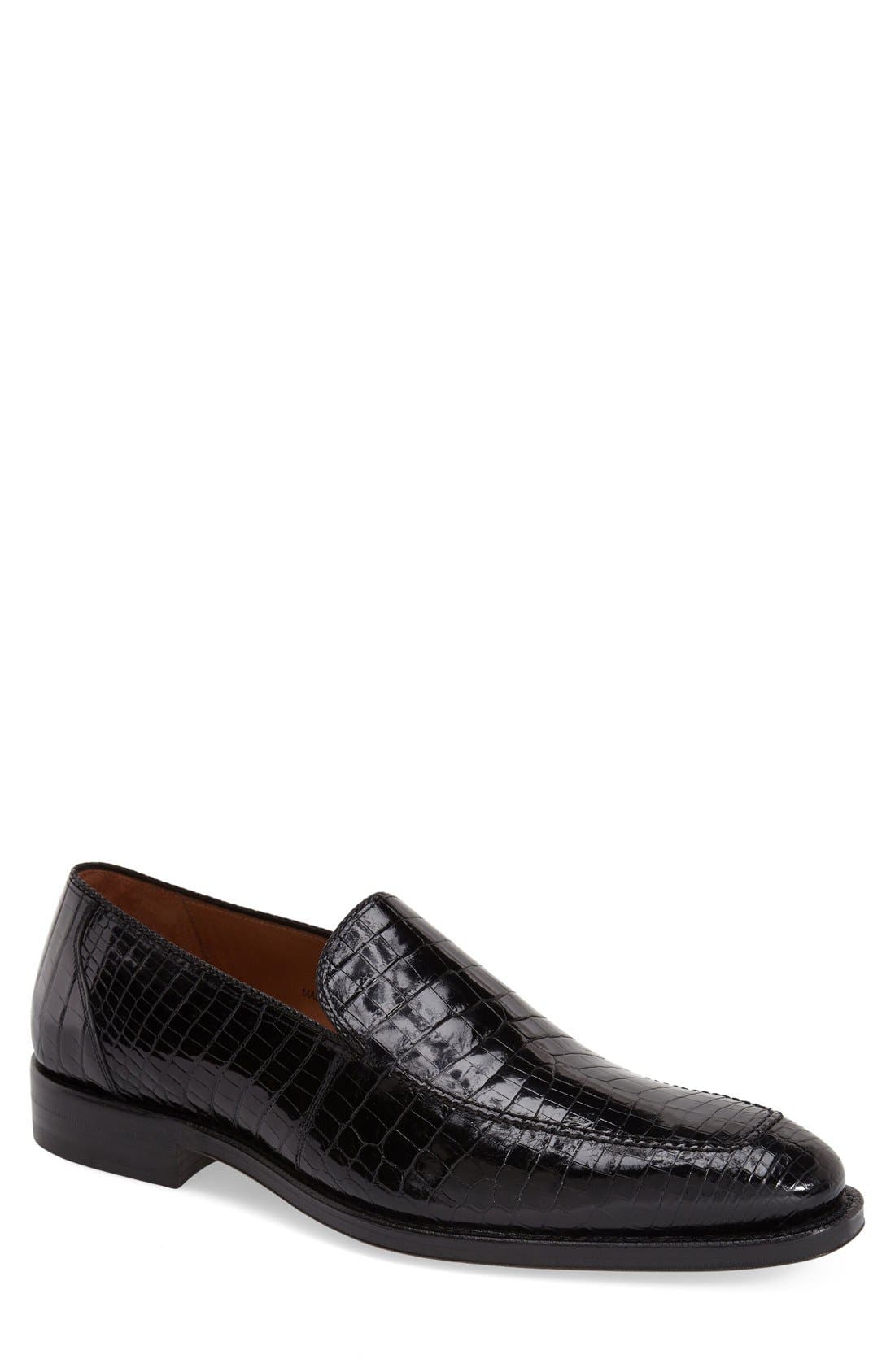 'Budapest' Loafer, Main, color, BLACK