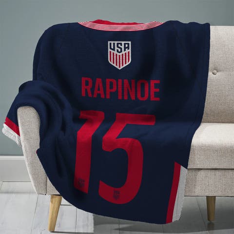 US Womens Soccer Megan Rapinoe 60" x 80" Raschel Throw Blanket