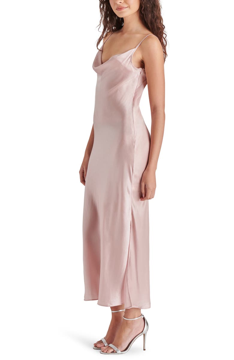 Steve Madden Satin Midi Slipdress, Alternate, color, 