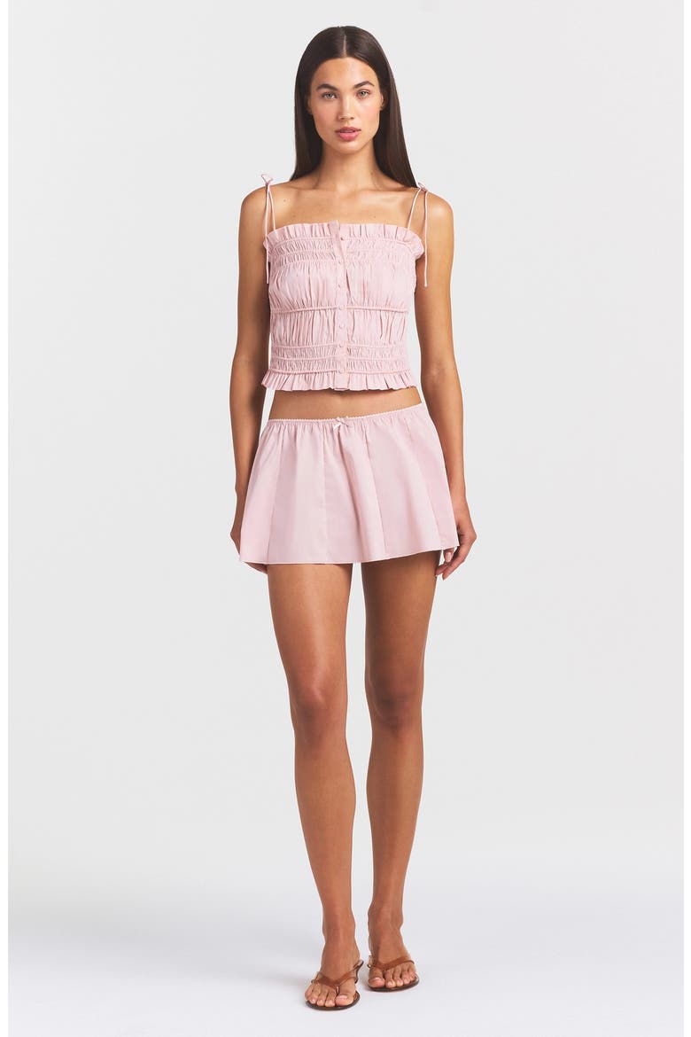 Poplin Apparel Ruffle Camisole, Alternate, color, DUSTY PINK