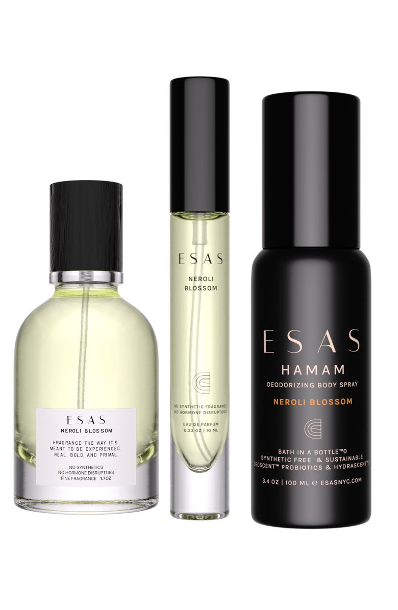 Esas NYC Neroli Blossom Organic Eau de Parfum Gift Set, Main, color, Yellow