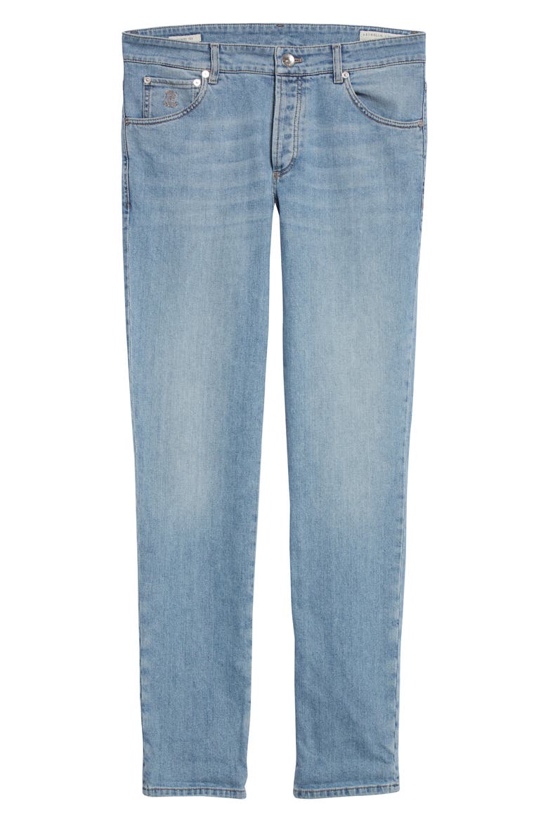 Stretch Denim Jeans, Alternate, color, LIGHT DENIM