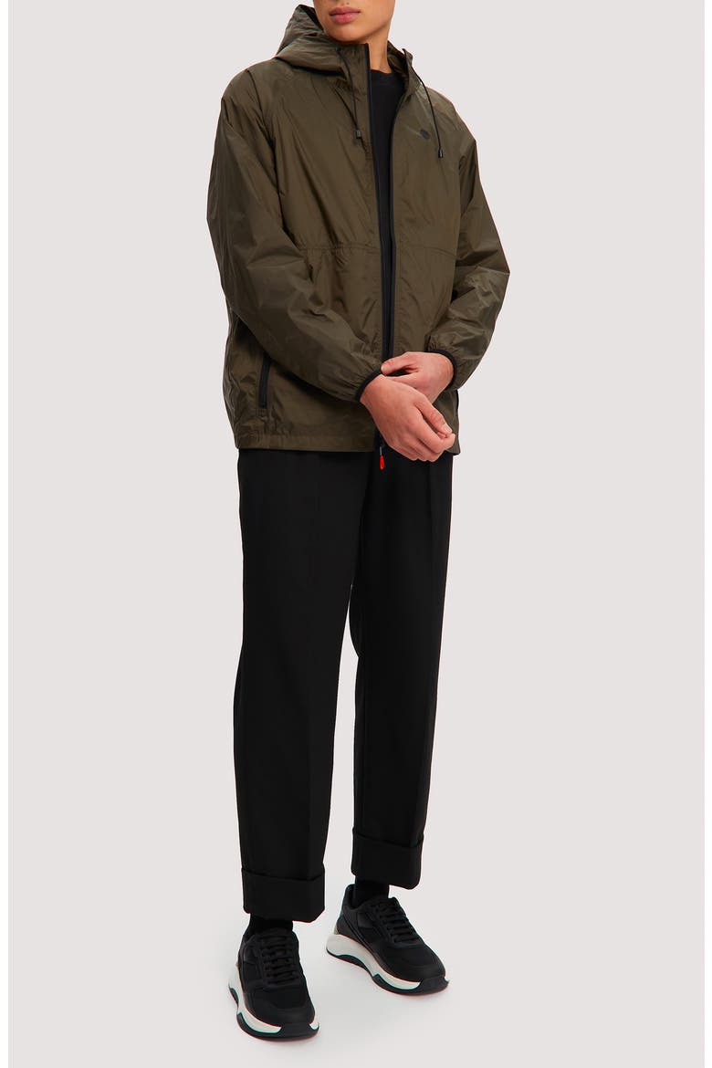 Hooded Windbreaker, Alternate, color, DEEP FOREST