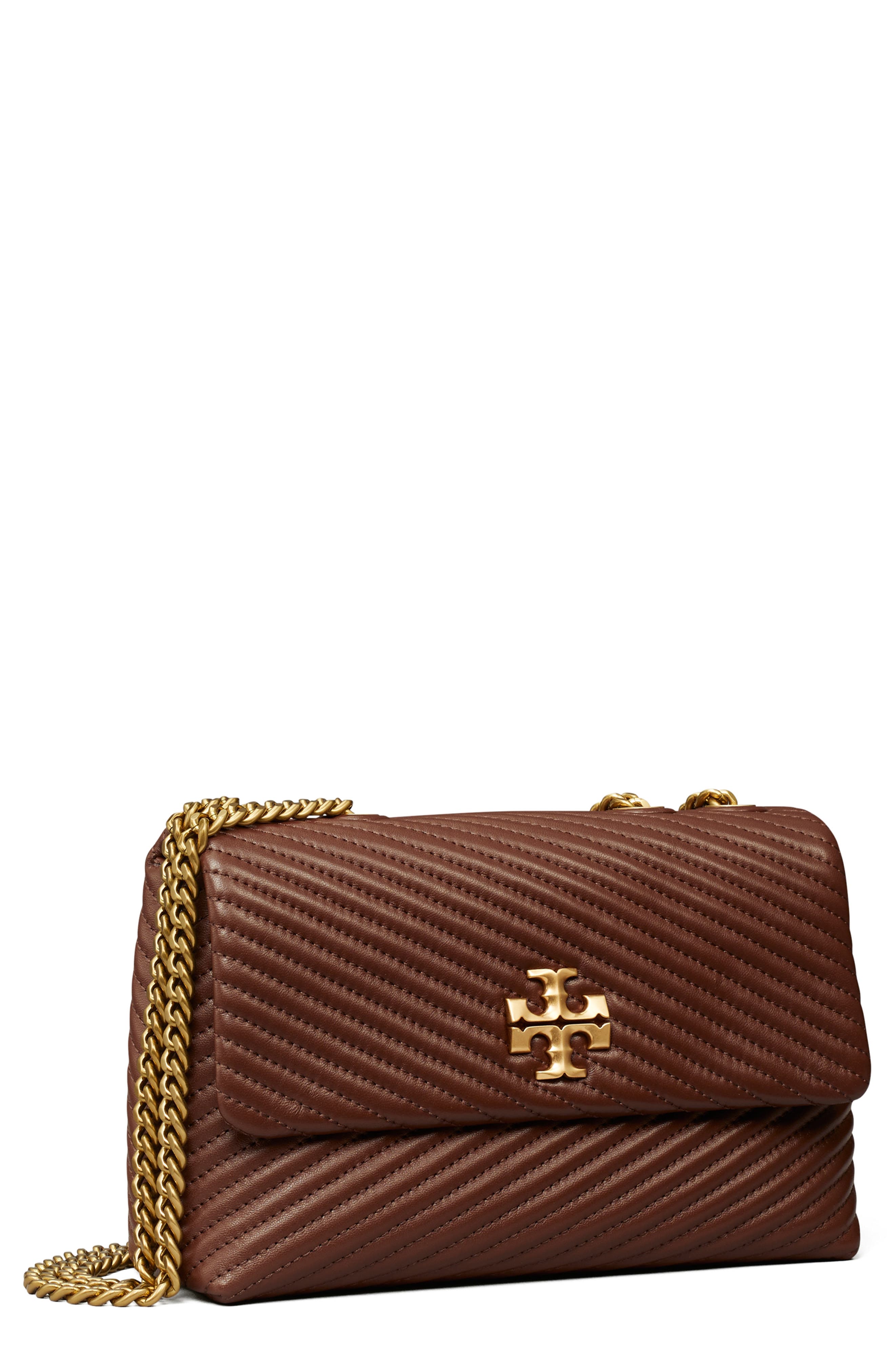 Tory Burch Small Kira Moto Quilted Leather Convertible Crossbody Bag, Alternate, color, 