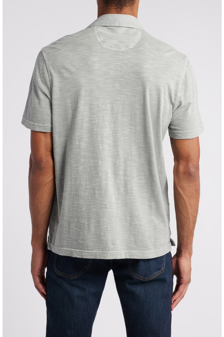 Beach Fade Cotton Slub Jersey Polo, Alternate, color, ULTIMATE GRAY