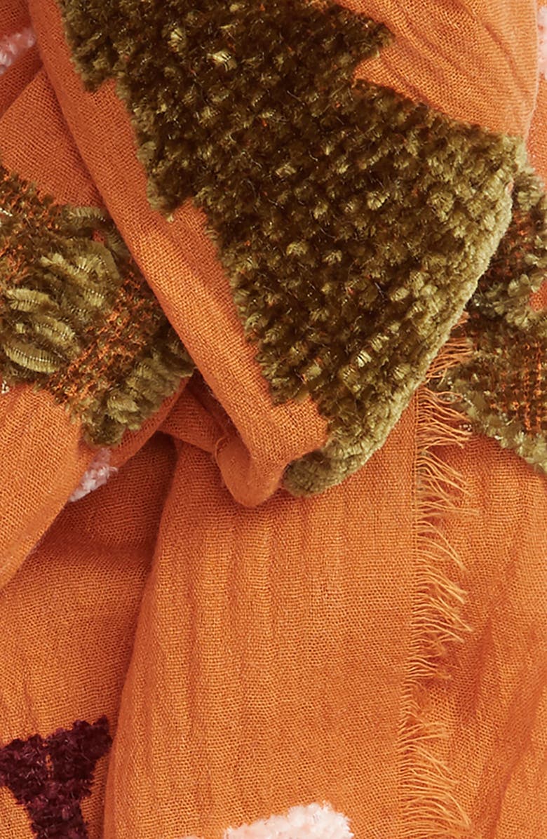 Madewell New Mexico Map Chenille Scarf, Alternate, color, 