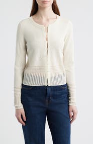 rag & bone Michelle Pointelle Cardigan