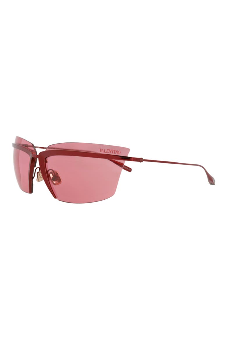Special Edition 67mm Shield Sunglasses, Alternate, color, RED RED RED