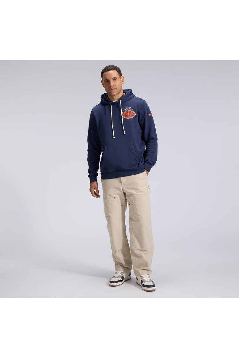 Men's Nike  Navy Chicago Bears 2026 Rivalries Collection Standard Issue Sideline Pullover Hoodie, Alternate, color, Navy