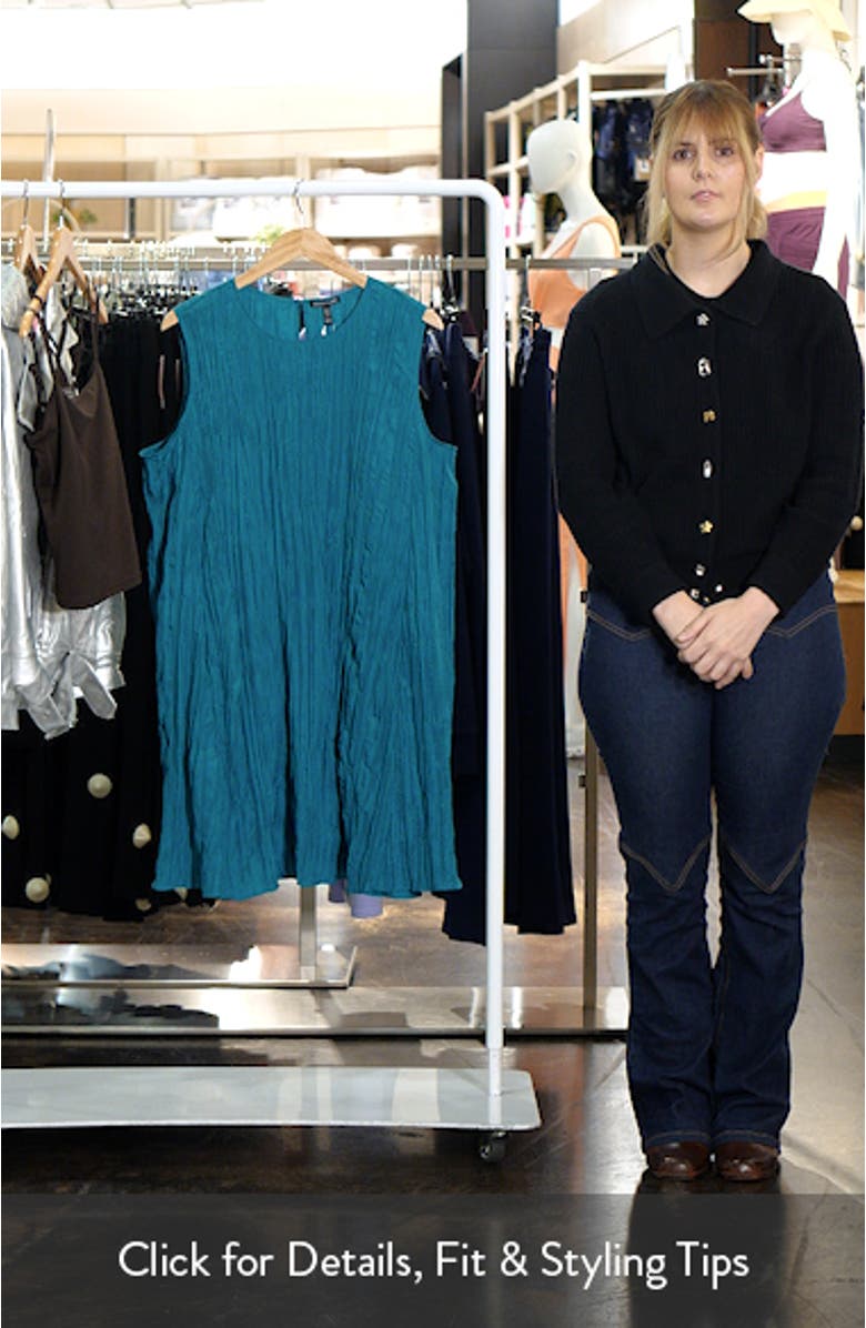 Jewel Neck Silk Dress, sales video thumbnail