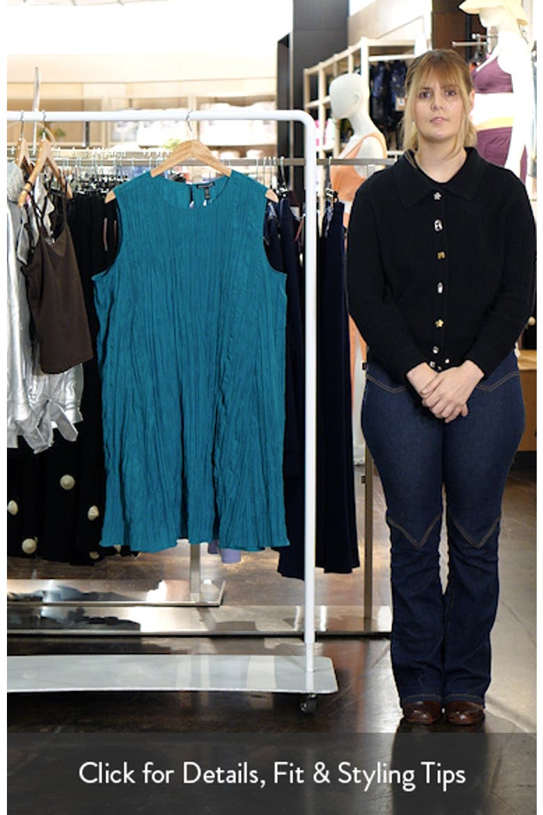 Jewel Neck Silk Dress video
