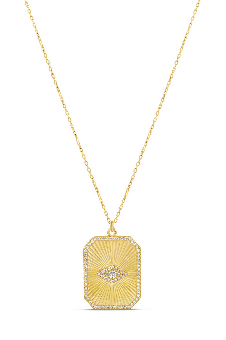 Evil Eye Pendant Necklace, Main, color, GOLD