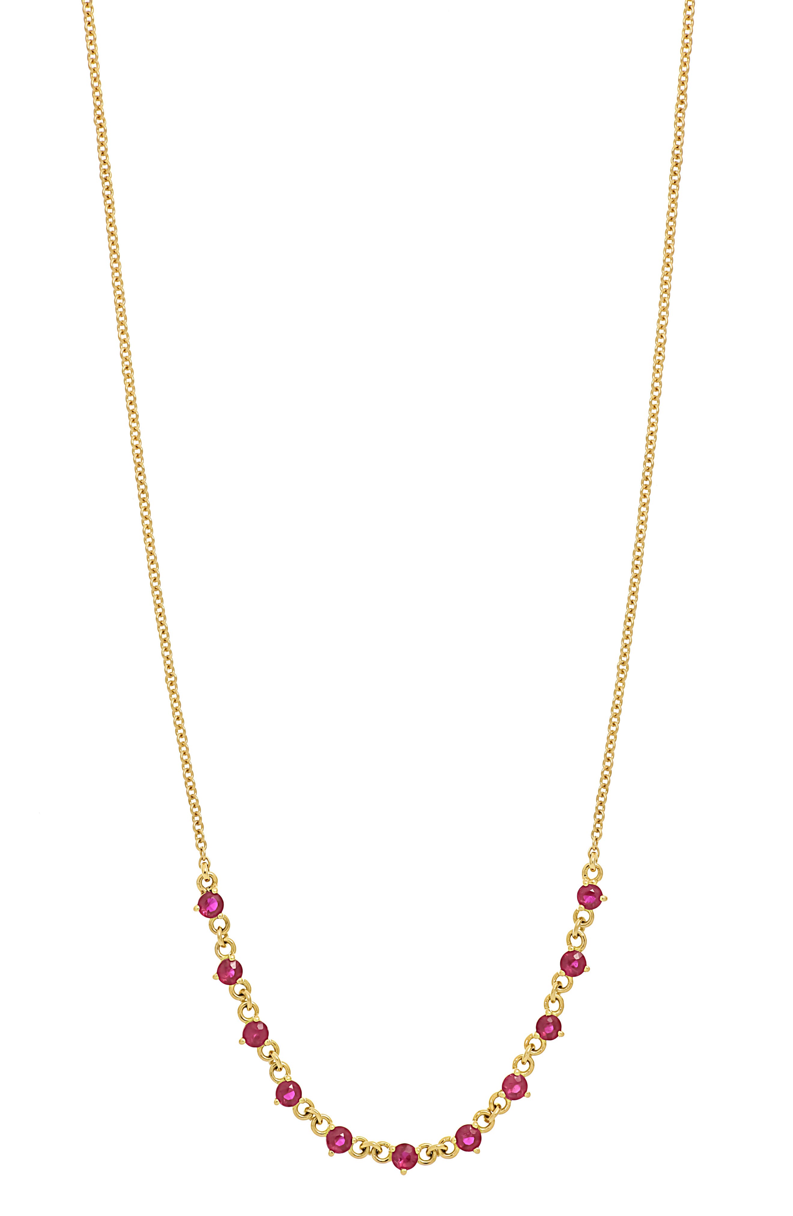 Bony Levy El Mar Ruby Station Necklace