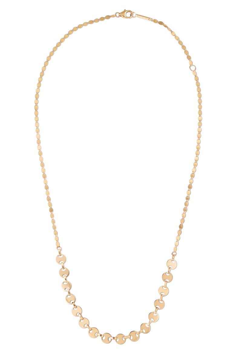 Jewelry Small Rodeo Nude Chain Necklace, Main, color, YELLOW