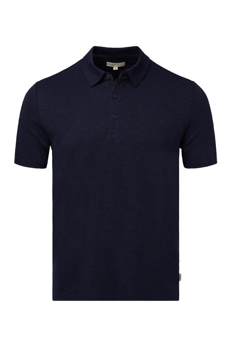 Short Sleeve Polo, Alternate, color, Navy