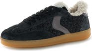 Voile Blanche Olivia Court Wool Sneaker with Genuine Shearling Trim