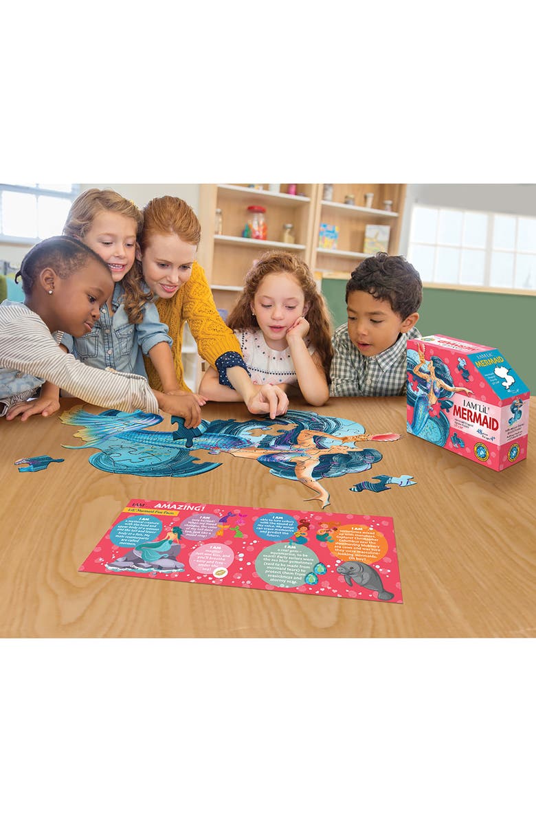 Madd Capp I Am Lil Mermaid 48 Piece Jigsaw Puzzle, Alternate, color, Multicolored