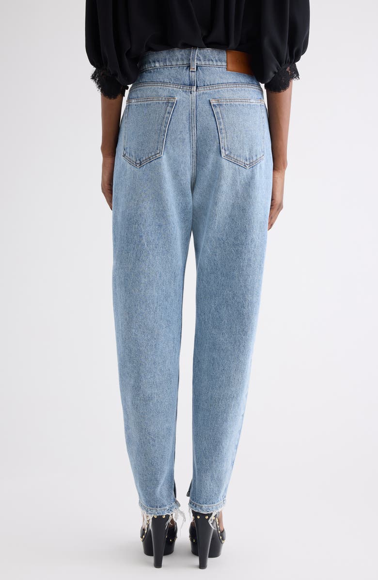 Chloé Barrel Leg Jeans, Alternate, color, Tiger Lily Blue