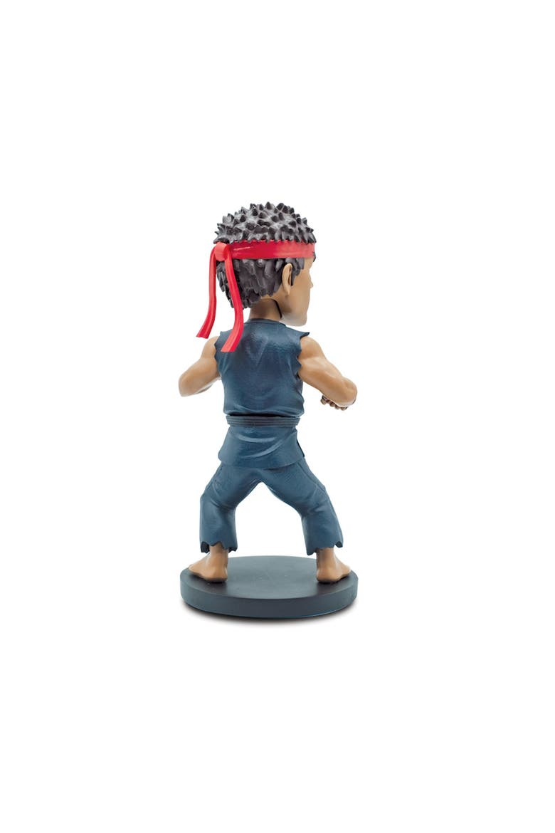 Street Fighter Evil Ryu 8-Inch Resin Bobblehead Figure | Toynk Exclusive, Alternate, color, Blue