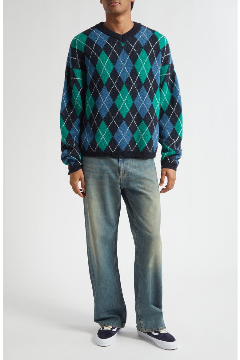 Frank Relaxed Straight Leg Jeans, Alternate, color, SAND BLUE