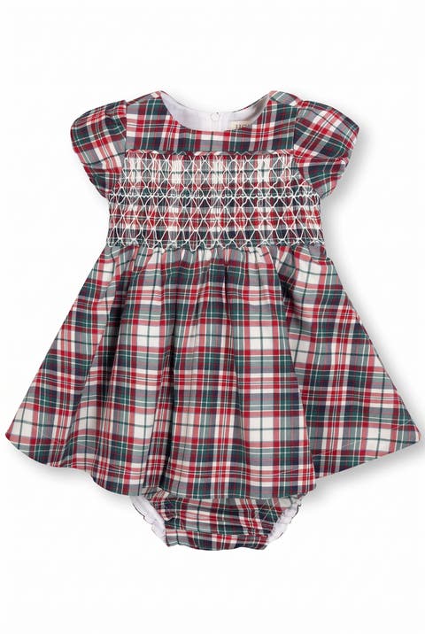 Baby Smocked Puff Sleeve Dress