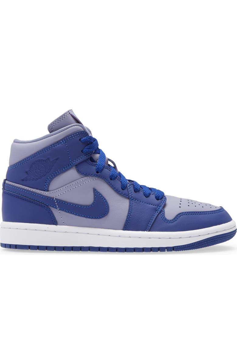 Jordan Air Jordan 1 Mid SE Sneaker, Alternate, color, Iron Purple/ Deep Royal Blue