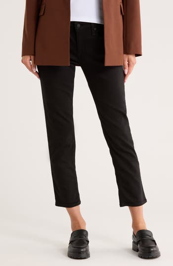Rag & Bone Dylan Low Rise Boyfriend Jeans In Black