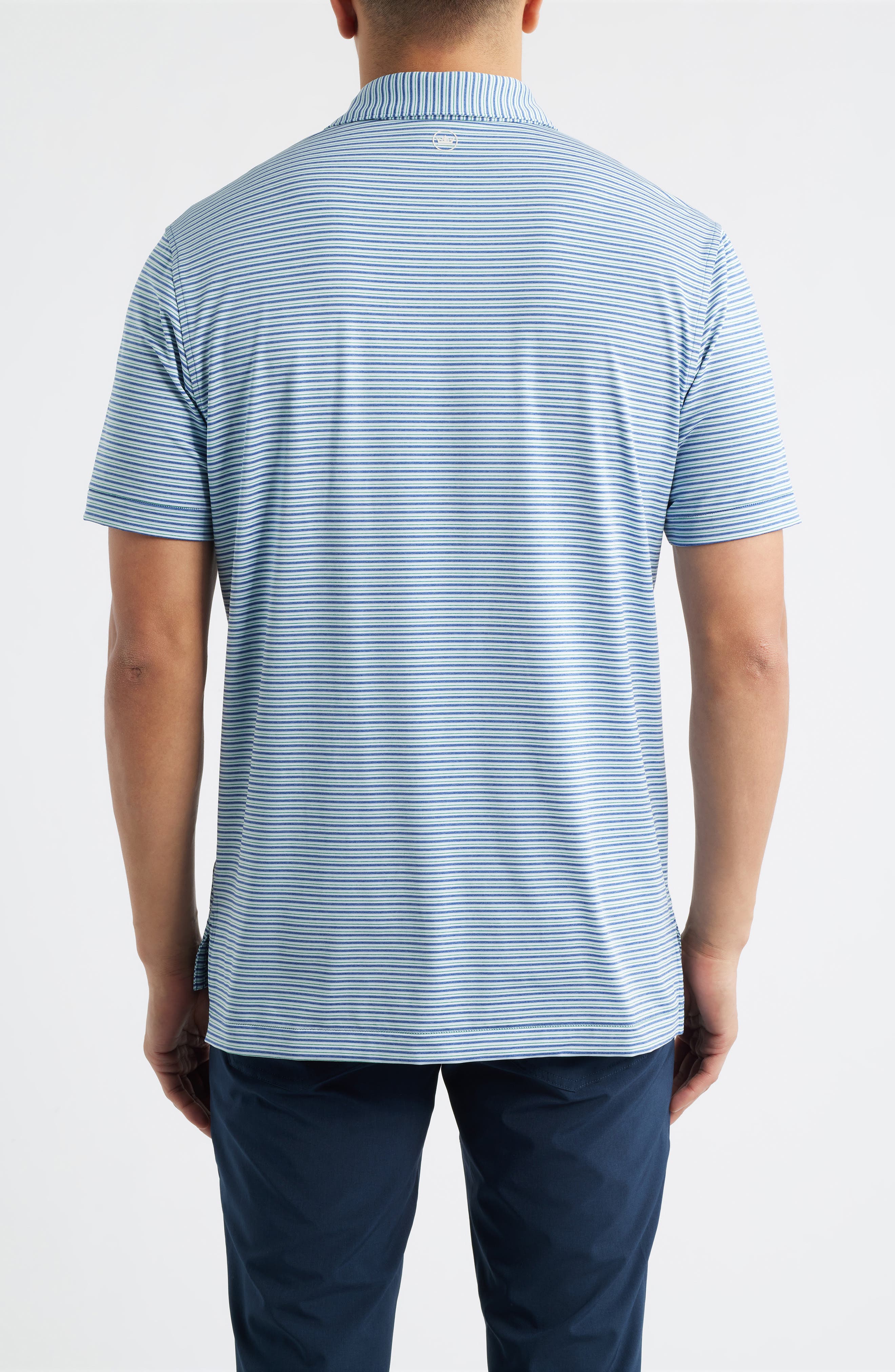 Owens Stripe Performance Jersey Golf Polo - image 4