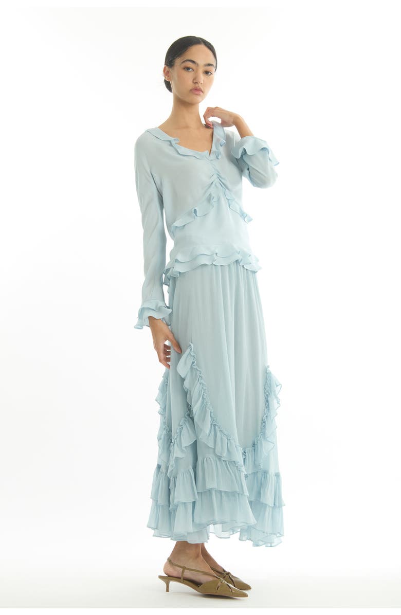 SECRET MISSION Elma Skirt, Alternate, color, Powder Blue