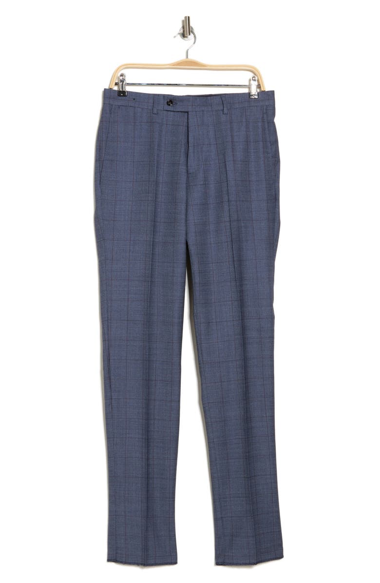 Ted Baker London Jefferson Slim Fit Flat Front Wool Dress Pants, Alternate, color, 