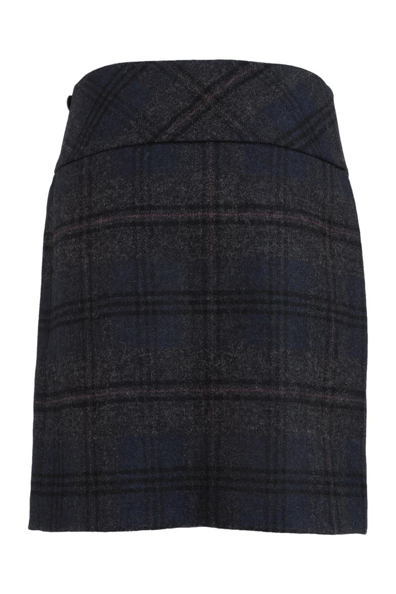 Celt Mini Kilt Skirt, Alternate, color, NAVY CHARCOAL TARTAN