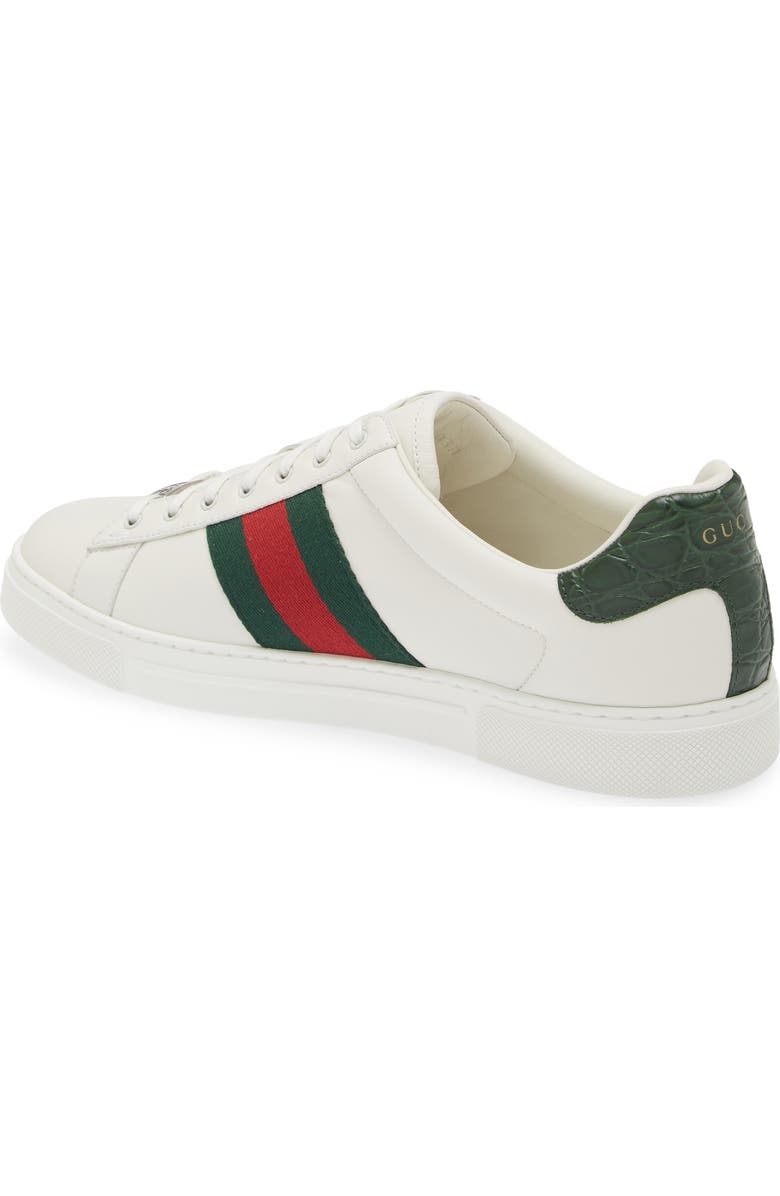 Gucci New Ace Lace-Up Sneaker, Alternate, color, Green/ Multi