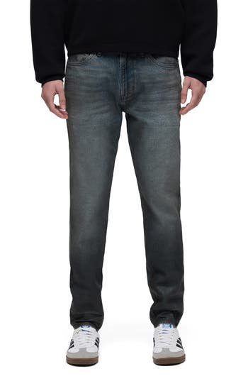 Hudson Jeans Zack Skinny Fit Jeans In Black