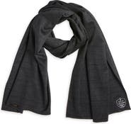 CLIFTON WILSON Glen Plaid Wool Scarf