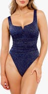 Popilush Shapewear Lame Knit Slimming Bodysuit