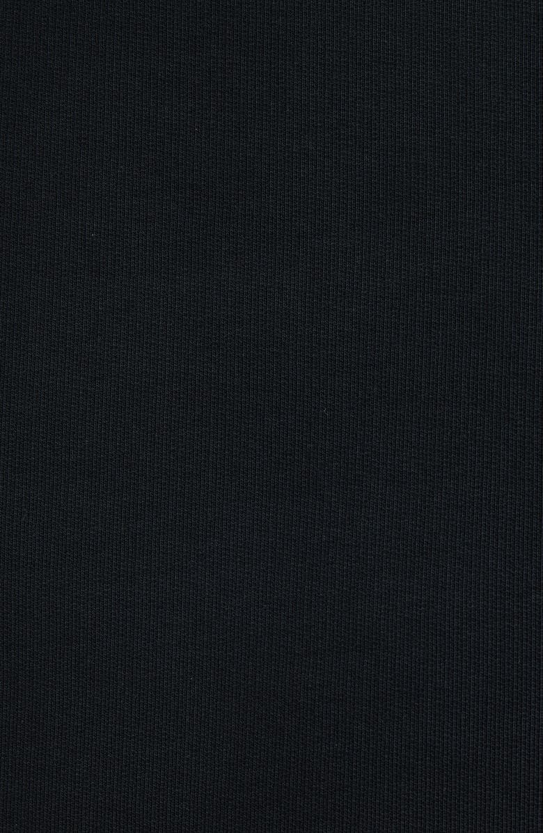 AMI PARIS Ami de Coeur Embroidered Cotton Knit Hoodie, Alternate, color, Black/ 001